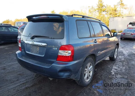 2007 Toyota Highlander Hybrid Limited V6 from USA, damaged, VIN JTEEW21AX70040986